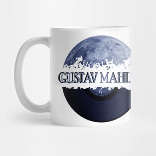 Gustav Mahler blue moon vinyl Mug